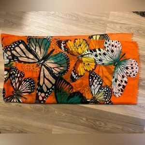 Beautiful Saturated Color Butterfly Scarf
